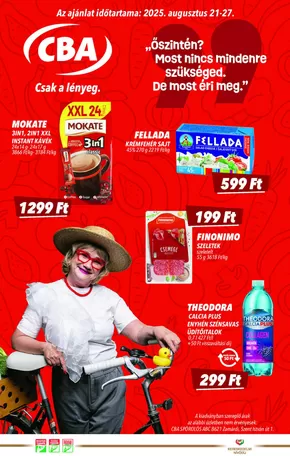 CBA katalógus, Nyíregyháza | cba 0721 0727 | 2025-08-26T00:00:00.000Z - 2025-12-31T00:00:00.000Z