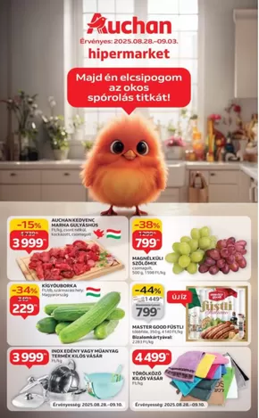 Auchan katalógus, Budaörs | Auchan akciós | 2025-08-25T00:00:00.000Z - 2025-09-03T00:00:00.000Z