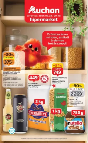 Auchan katalógus, Budaörs | A legjobb akcióink | 2025-08-25T00:00:00.000Z - 2025-09-10T00:00:00.000Z