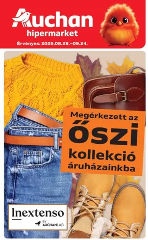Auchan katalógus, Budaörs | Nagyszerű kedvezmények kiválasztott termékekre | 2025-08-25T00:00:00.000Z - 2025-09-24T00:00:00.000Z
