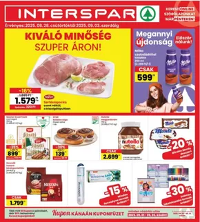 Interspar katalógus, Budaörs | INTERSPAR | 2025-08-28T00:00:00.000Z - 2025-09-03T00:00:00.000Z
