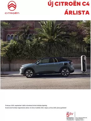 Citroën katalógus | Új ë-C4 | 2025-08-29T00:00:00.000Z - 2025-09-12T00:00:00.000Z