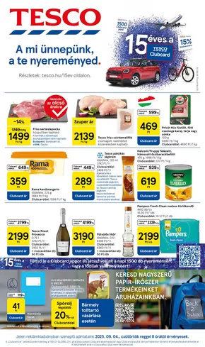 Tesco katalógus, Miskolc | Aktuális akciók és ajánlatok | 2025-09-04T00:00:00.000Z - 2025-09-10T00:00:00.000Z