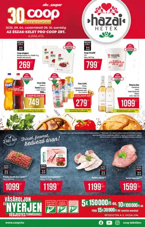 Coop katalógus | A legjobb akcióink | 2025-09-04T00:00:00.000Z - 2025-09-10T00:00:00.000Z