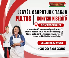 Pizza King katalógus, Miskolc | Nagyszerű ajánlat a kedvezményvadászoknak | 2025-09-03T00:00:00.000Z - 2025-09-17T00:00:00.000Z