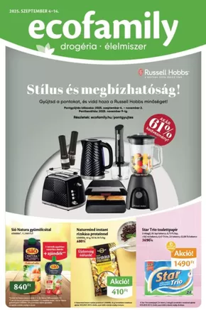 Eco Family katalógus, Tiszafüred | Eco Family akciós | 2025-09-04T00:00:00.000Z - 2025-09-18T00:00:00.000Z
