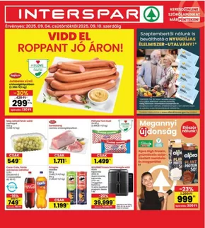 Interspar katalógus, Veszprém | INTERSPAR | 2025-09-04T00:00:00.000Z - 2025-09-10T00:00:00.000Z