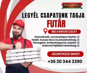 Pizza King katalógus | Nagyszerű ajánlat minden ügyfélnek | 2025-09-05T00:00:00.000Z - 2025-09-19T00:00:00.000Z