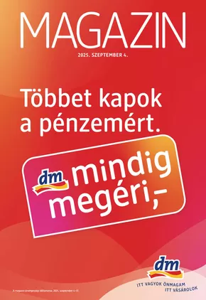 DM katalógus, Budapest | Augusztusi magazin | 2025-09-04T00:00:00.000Z - 2025-09-17T00:00:00.000Z