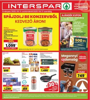 Interspar katalógus, Nagyatád | Ajánlatok kedvezményvadászoknak | 2025-09-11T00:00:00.000Z - 2025-09-17T00:00:00.000Z