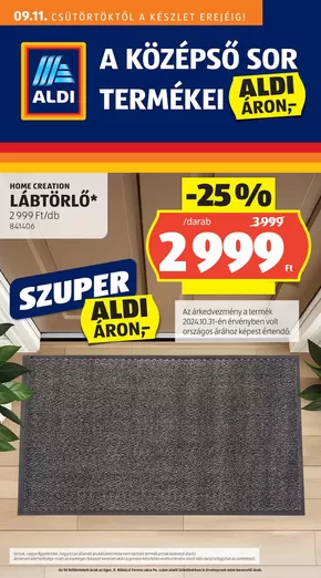 Aldi katalógus, Mátészalka | Nagyszerű ajánlat a kedvezményvadászoknak | 2025-09-07T00:00:00.000Z - 2025-09-11T00:00:00.000Z