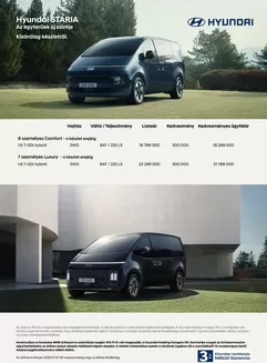 Hyundai katalógus, Pécs | Hyundai STARIA akciós | 2025-09-08T00:00:00.000Z - 2026-09-08T00:00:00.000Z