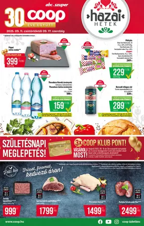 Coop katalógus, Nagyatád | Coop országos szórólap szeptember 2. hét - Abc-Szuper | 2025-09-11T00:00:00.000Z - 2025-09-17T00:00:00.000Z