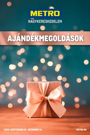 Metro katalógus, Miskolc | METRO Ajándékmegoldások | 2025-09-15T00:00:00.000Z - 2025-12-31T00:00:00.000Z