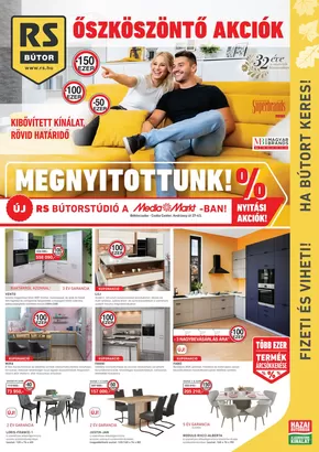 RS Bútor katalógus, Budapest | Őszköszöntő Akciók | 2025-09-01T00:00:00.000Z - 2025-09-30T00:00:00.000Z