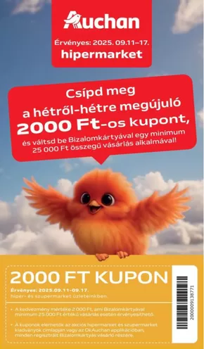 Auchan katalógus, Székesfehérvár | Auchan akciós | 2025-09-08T00:00:00.000Z - 2025-09-17T00:00:00.000Z