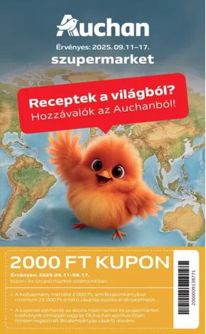 Auchan katalógus, Székesfehérvár | Csúcsajánlatok minden kedvezményvadásznak | 2025-09-08T00:00:00.000Z - 2025-09-17T00:00:00.000Z