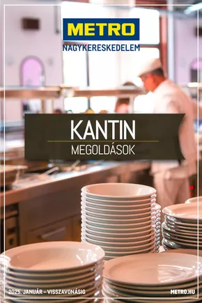 Metro katalógus | Kantin megoldások | 2025-09-12T00:00:00.000Z - 2025-09-26T00:00:00.000Z