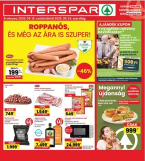 Interspar katalógus, Kiskunhalas | Exkluzív akciók | 2025-09-18T00:00:00.000Z - 2025-09-24T00:00:00.000Z