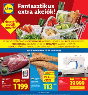 Lidl katalógus, Miskolc | Érvényes 09.18-tól | 2025-09-18T00:00:00.000Z - 2025-09-21T00:00:00.000Z