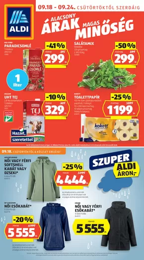 Aldi katalógus, Budapest | Következő heti ALDI akciós újság | 2025-09-18T00:00:00.000Z - 2025-09-24T00:00:00.000Z