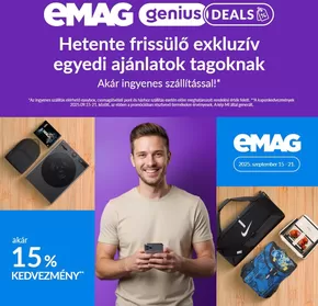 Emag katalógus | Fedezze fel a vonzó ajánlatokat | 2025-09-16T00:00:00.000Z - 2025-09-30T00:00:00.000Z
