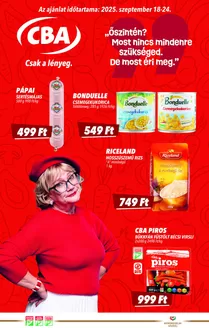 CBA katalógus, Szekszárd | cba 0918 0924 | 2025-09-18T00:00:00.000Z - 2025-12-31T00:00:00.000Z