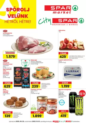 Spar katalógus, Budapest | Exkluzív ajánlatok és akciók | 2025-09-25T00:00:00.000Z - 2025-10-01T00:00:00.000Z