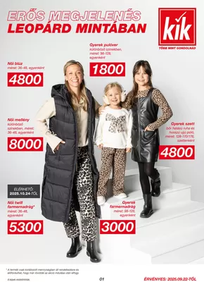 Kik katalógus, Keszthely | Kik akciós | 2025-09-20T00:00:00.000Z - 2025-10-04T00:00:00.000Z