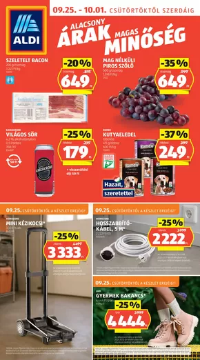 Aldi katalógus | Következő heti ALDI akciós újság | 2025-09-25T00:00:00.000Z - 2025-10-01T00:00:00.000Z