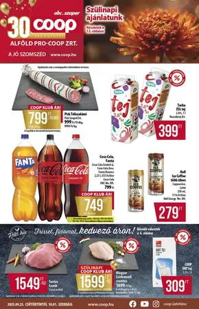 Coop katalógus | Coop regionális szórólap szeptember 4. hét - Alföld | 2025-09-25T00:00:00.000Z - 2025-10-01T00:00:00.000Z
