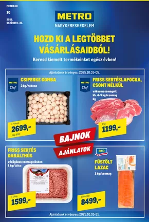 Metro katalógus | Élelmiszer és Szezonális Ajánlataink! 2025/10 | 2025-10-01T00:00:00.000Z - 2025-10-31T00:00:00.000Z