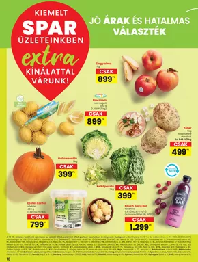 Spar katalógus, Celldömölk | Ajánlatok kedvezményvadászoknak | 2025-10-02T00:00:00.000Z - 2025-10-08T00:00:00.000Z