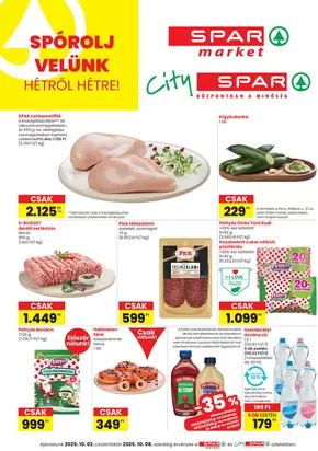 Spar katalógus, Celldömölk | Széles választék az ajánlatokból | 2025-10-02T00:00:00.000Z - 2025-10-08T00:00:00.000Z