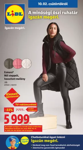 Lidl katalógus, Budapest | Nonfood kínálatunk - 40. hét | 2025-10-02T00:00:00.000Z - 2025-10-08T00:00:00.000Z