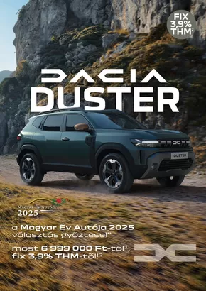 Dacia katalógus, Budakalász | Dacia Duster | 2025-01-01T00:00:00.000Z - 2025-12-31T00:00:00.000Z
