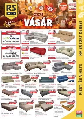 RS Bútor katalógus, Abaújszántó | Őszi VÁSÁR | 2025-10-03T00:00:00.000Z - 2025-10-17T00:00:00.000Z