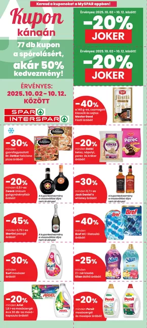 Spar katalógus, Pécs | Egyéb | 2025-10-03T00:00:00.000Z - 2025-10-17T00:00:00.000Z