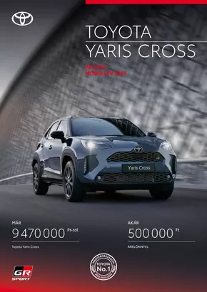 Toyota katalógus | arlista yaris cross 2025 | 2025-10-03T00:00:00.000Z - 2025-10-17T00:00:00.000Z