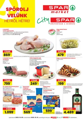 Spar katalógus, Szeged | Exkluzív akciók | 2025-10-04T00:00:00.000Z - 2025-10-18T00:00:00.000Z