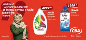 CBA katalógus, Gyömrő | Takarítson meg most ajánlatainkkal | 2025-10-05T00:00:00.000Z - 2025-10-19T00:00:00.000Z