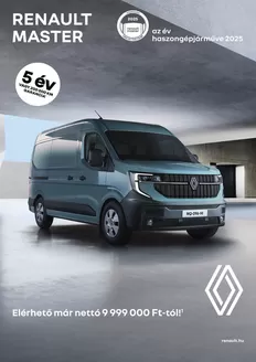 Renault katalógus, Budakalász | Renault uj-master-price | 2025-10-05T00:00:00.000Z - 2026-10-05T00:00:00.000Z