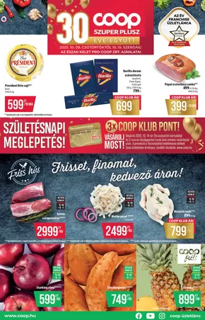 Coop katalógus, Miskolc | Új ajánlatok felfedezésre | 2025-10-09T00:00:00.000Z - 2025-10-15T00:00:00.000Z