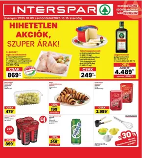 Interspar katalógus, Debrecen | INTERSPAR | 2025-10-09T00:00:00.000Z - 2025-10-15T00:00:00.000Z