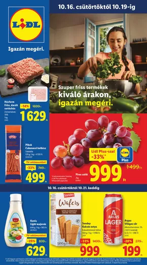 Lidl katalógus, Szombathely | Akciós újság – 42. hét | 2025-10-16T00:00:00.000Z - 2025-10-22T00:00:00.000Z