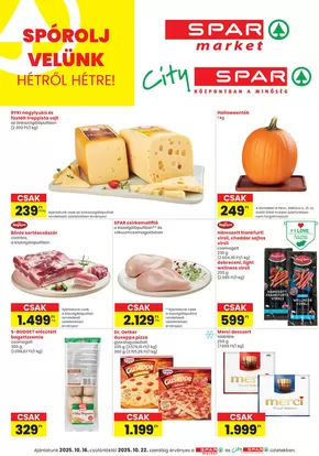 Spar katalógus, Szentes | Aktuális akciók és ajánlatok | 2025-10-12T00:00:00.000Z - 2025-10-26T00:00:00.000Z