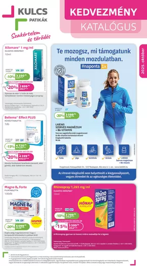 Kulcs Patikak katalógus, Szeged | Fedezze fel a vonzó ajánlatokat | 2025-10-14T00:00:00.000Z - 2025-10-28T00:00:00.000Z