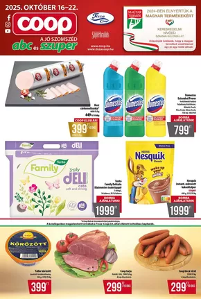 Coop katalógus, Ráckeve | Coop akciós | 2025-10-16T00:00:00.000Z - 2025-10-22T00:00:00.000Z