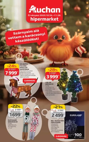 Auchan katalógus, Törökbálint | Ajánlatok kedvezményvadászoknak | 2025-10-13T00:00:00.000Z - 2025-11-26T00:00:00.000Z
