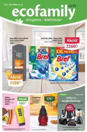 Eco Family katalógus, Sopron | Ecofamily city akciós újság | 2025-10-16T00:00:00.000Z - 2025-10-30T00:00:00.000Z